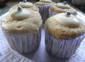 Una foto de Muffins Angel o Muffins de Claras / Angel Cake