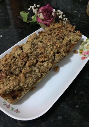 Una foto de Crumble de manzanas y nueces diet
