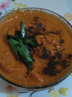 தக்காளி சட்னி (Thakkaali chutney recipe in tamil) செய்முறை முக்கிய புகைப்படம்