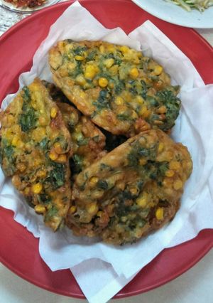 Foto resep Bakwan Jagung Bayem (Tepung Bakwan Sasa)