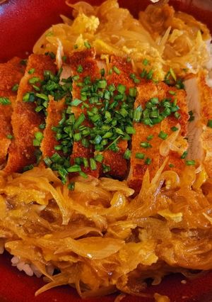 Une photo de Bol de Riz au Porc Panné "Katsudon"