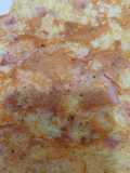 Tortilla con jamón y parmesano