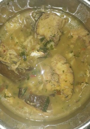 A picture of Catfish peppersoup.