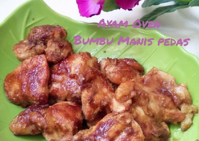 Ayam Oven Bumbu Manis Pedas