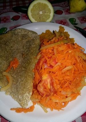 Una foto de Milanesas de berenjena 😍
