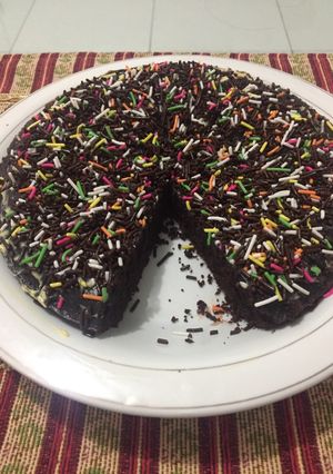 Foto resep Kue brownies #ricecooker #nomixer #nooven