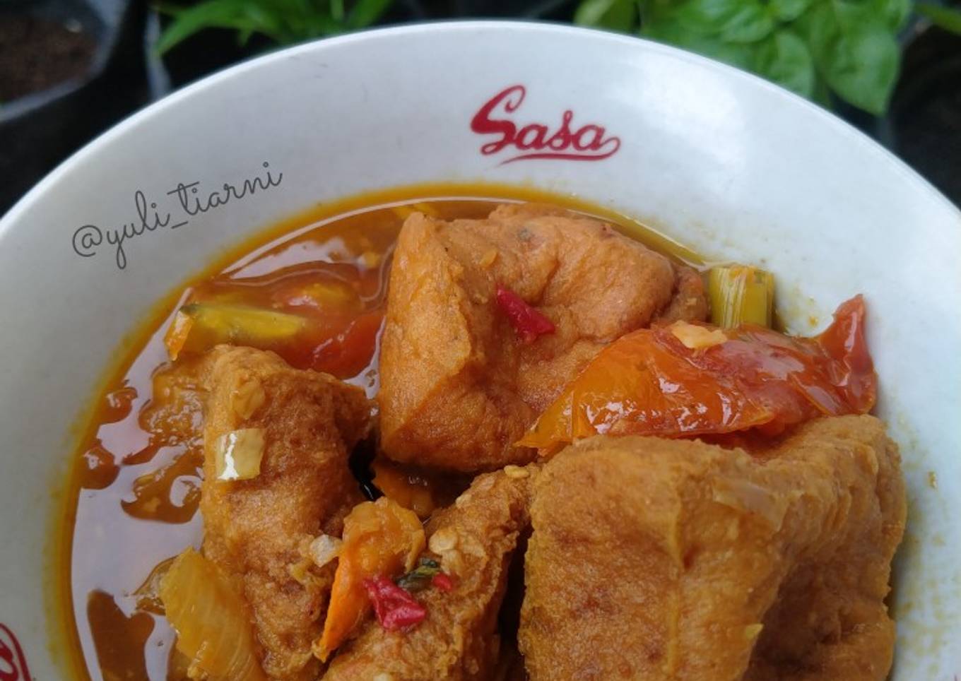 Tahu Sumedang Masak Kuah