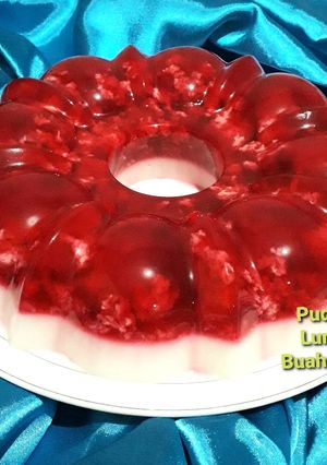 Foto resep Puding Lumut Buah Naga