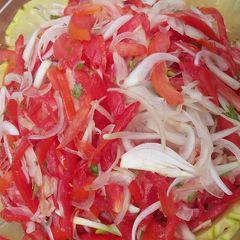 A picture of Kachumbari.
