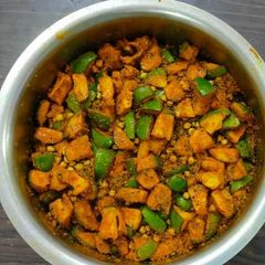Raw Mango & Chickpea Pickle A picture of Raw Mango & Chickpea Pickle.