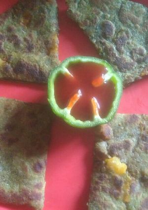 A picture of Go Green paratha.