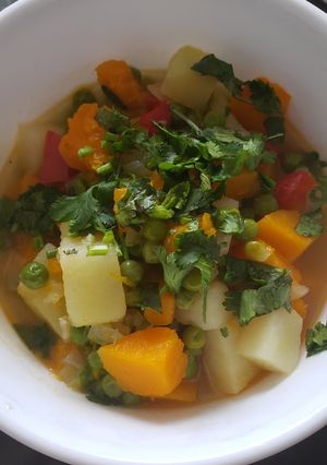 Una foto de Guiso de verduras