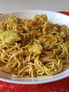 Una foto de Fideos chinos