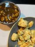Pollo satay con salsa de cacahuetes