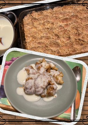 Aranygaluska Vaníliásodóval 🥛🥚🧈😋 recept fotója