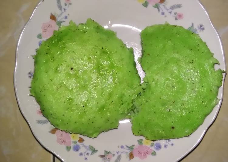 Cara Gampang Membuat Kue Apem pandan kelapa krenyes😍😘 yang Sempurna