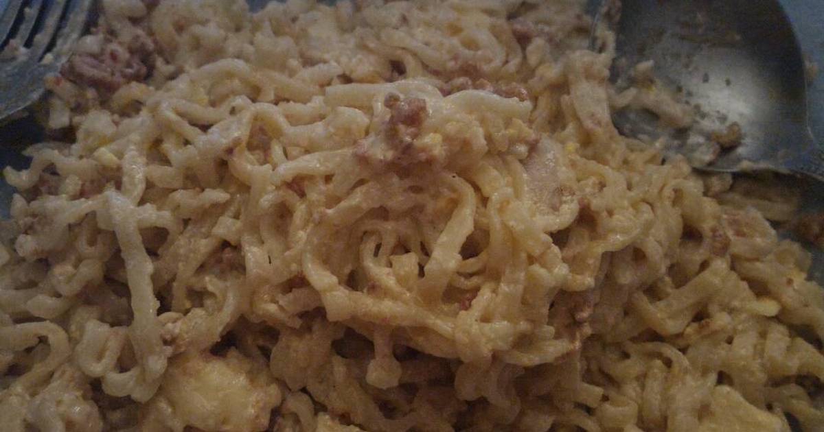 Resep Indomie Carbonara oleh Philipp Watson Cookpad