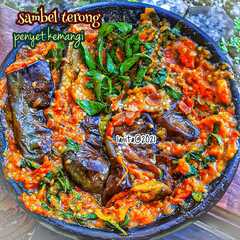 A picture of Sambel Terong Penyet Kemangi.