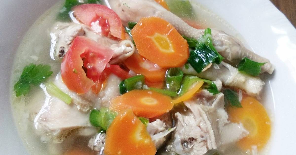 30 resep sop ayam simple ala bumil enak dan sederhana 