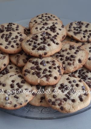 Une photo de Cookie vanille et pépites de chocolat