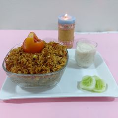 A picture of Sprout pulao healthy food in your diet.
