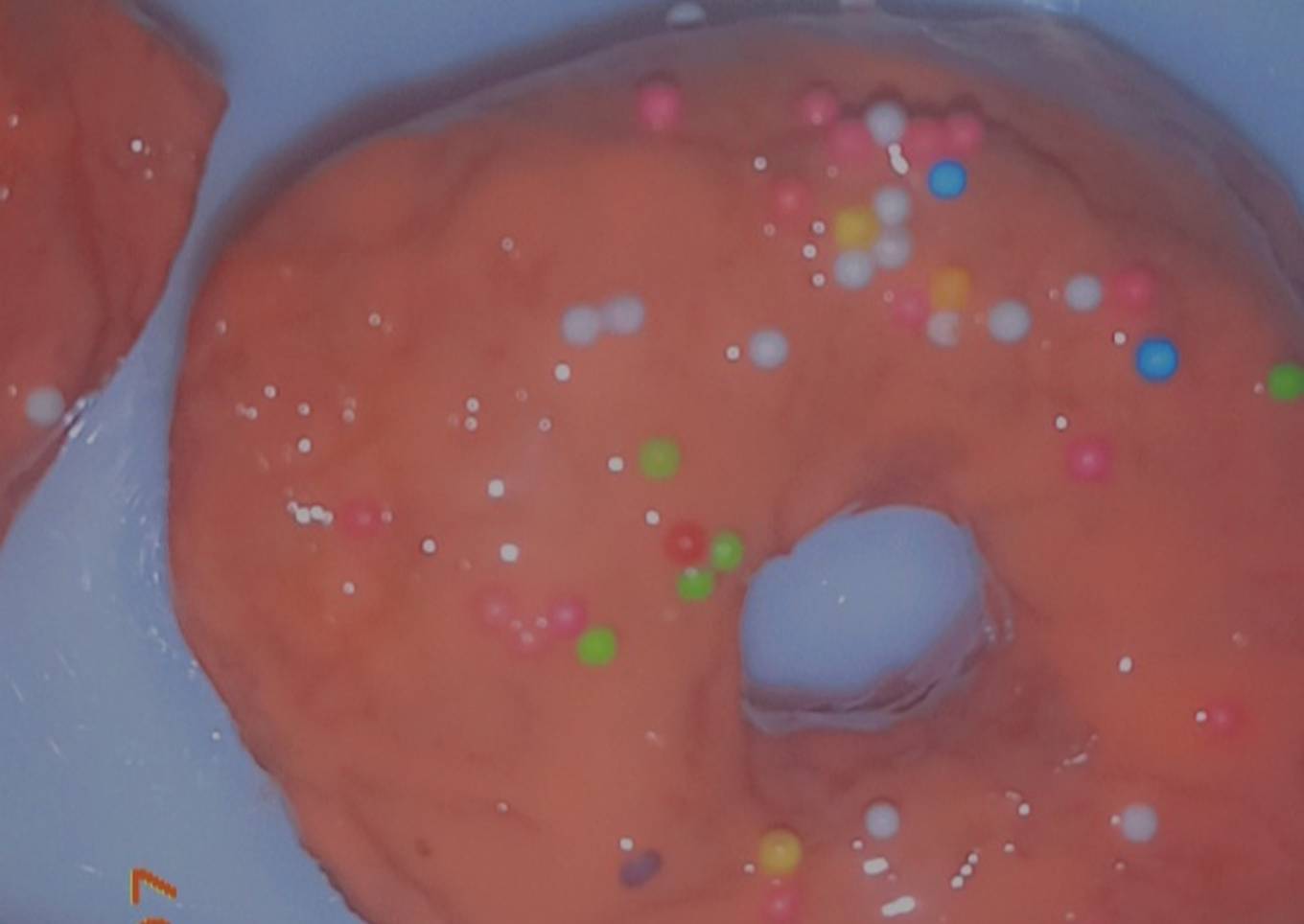 Homemade cinnamon glazed doughnut