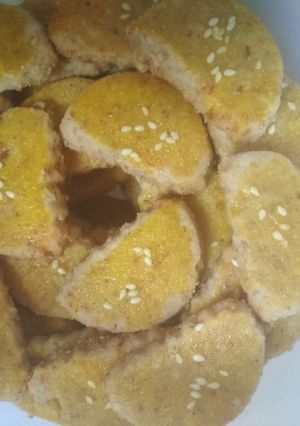 Foto resep Kue kacang oven wajan
