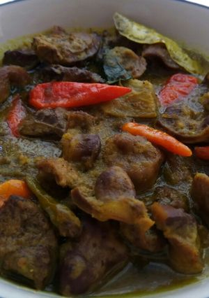 Foto resep Ati Ampela Masak Santan