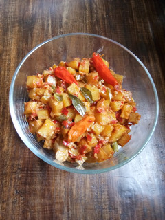 Foto resep Sambal goreng kentang daun kari