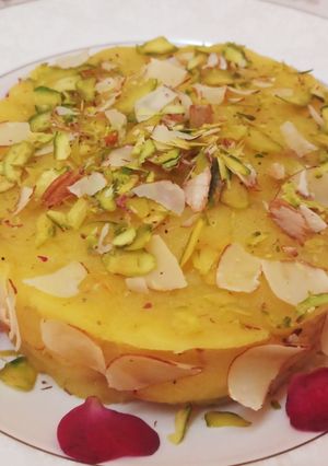 A picture of Sweet Potato Halwa.