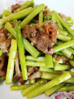 蘆筍炒肉絲 的食譜成品照片