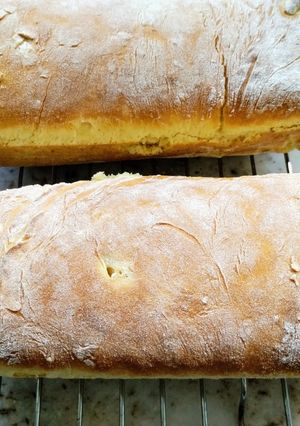 Una foto de Pan lactal sin amasado 🍞