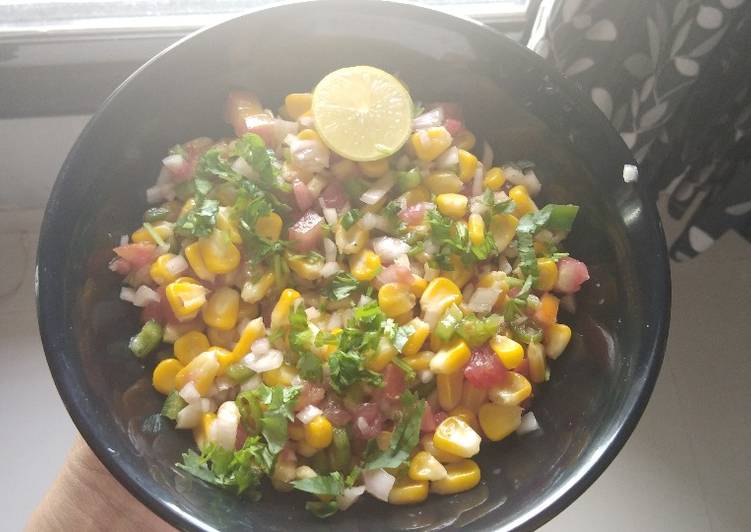 Simple Way to Prepare Super Quick Homemade Spicy corn chaat