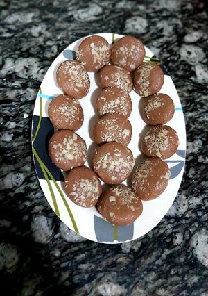 A picture of Choco peda.