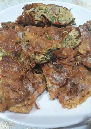 Foto resep Telor dadar padang krispy