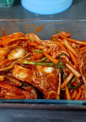 Foto resep KIMCHI SAWI PUTIH+LOBAK PUTIH