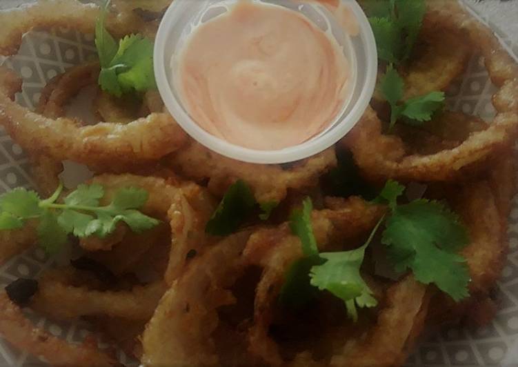 Aros de cebolla a lo Carmelita