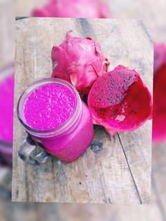 Foto resep Jus buah naga yogurt