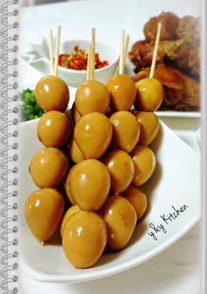 Foto resep Sate telor puyuh