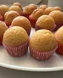 Cupcakes de vainilla ideales para el colegio