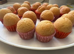 Una foto de Cupcakes de vainilla ideales para el colegio
