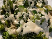 A picture of tahini salad