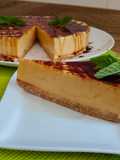 Tarta flan sin horno