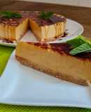 Tarta flan sin horno