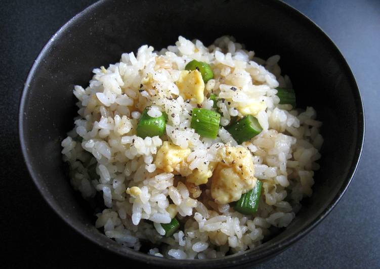 Recipe of Any-night-of-the-week Asparagus &amp; Egg Mazegohan