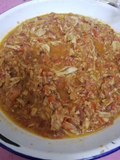 صورة لوصفة فطور حمسه تونه لذيذ جداً 🐟🐟😋😋