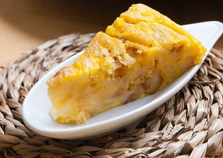 Recipe of Homemade Tortilla de patatas (Spanish omelette) | Quick Recipe For Kids