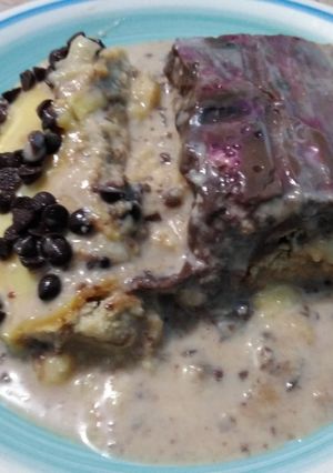 Una foto de Torta fría con galleta (sin horno)