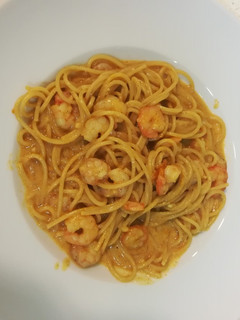 Una foto de Pasta al curry