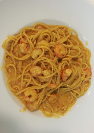 Una foto de Pasta al curry